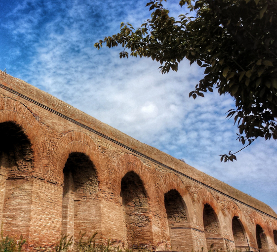 The incredible aqueducts in Rome