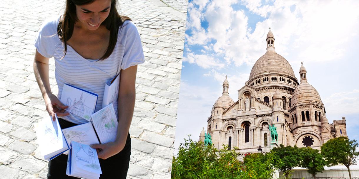 Private family art tour in Montmartre, Paris