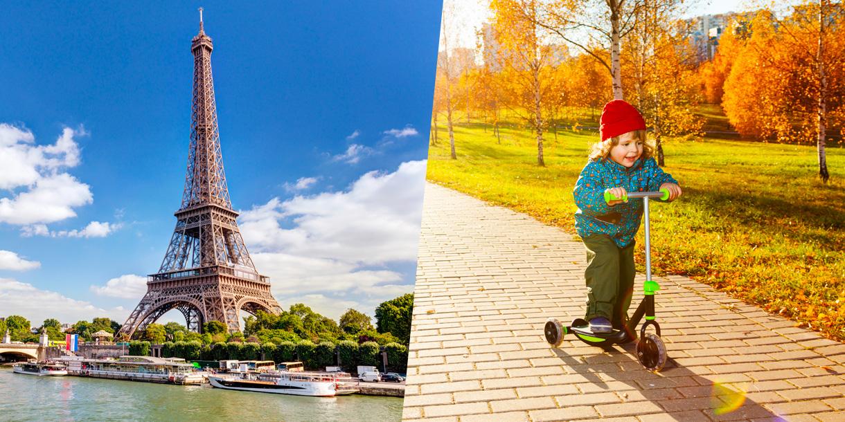 Private family sightseeing tour by scooter in Paris