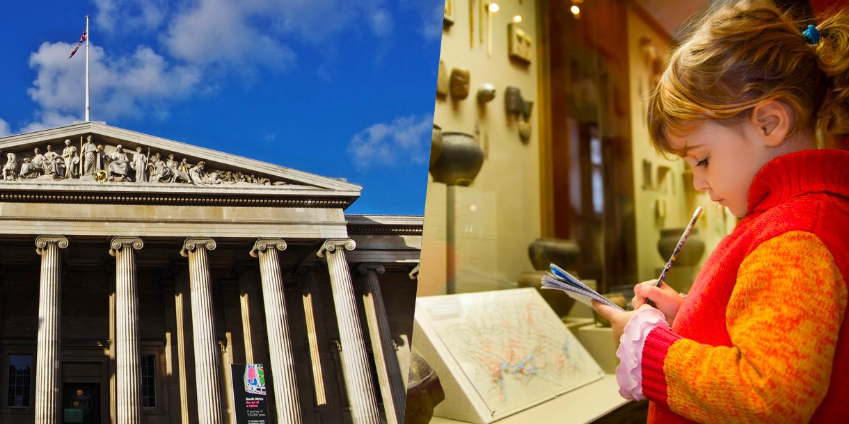 Private family tour of the British Museum in London