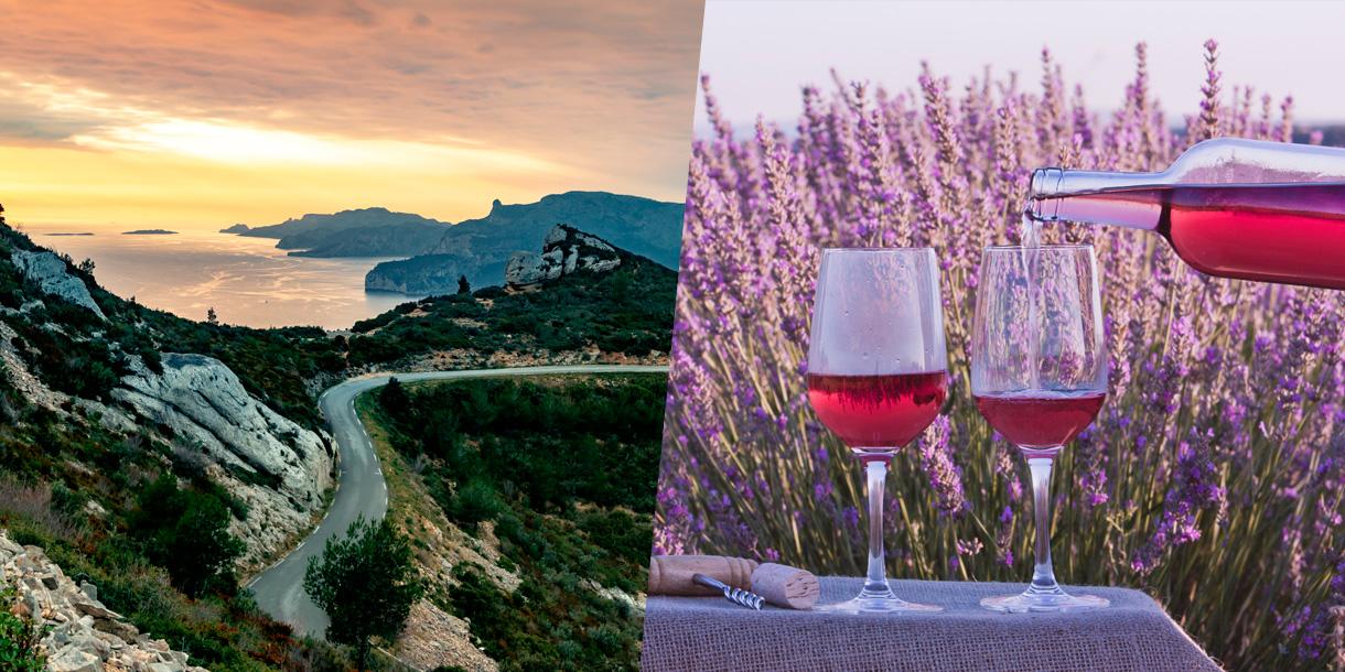 Private tour in Provence with rose wine testing from Marseille