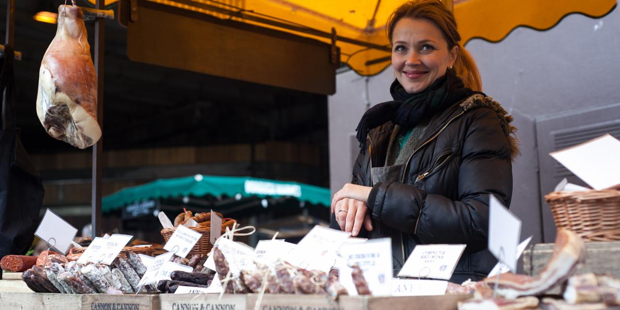 Private tour of Borough Market in London