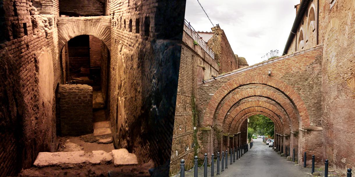 Private tour of underground ruins in Rome