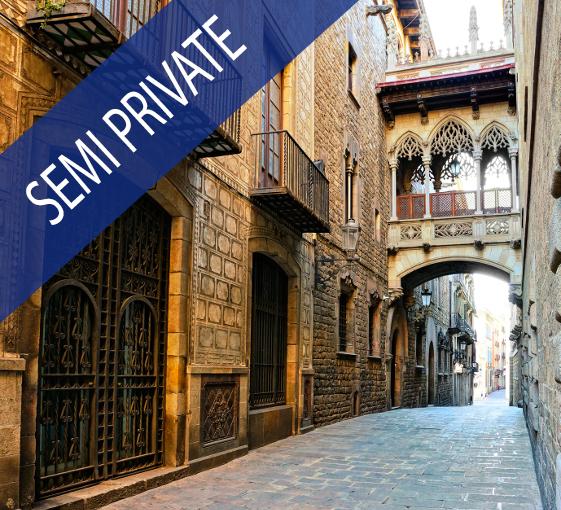 Private tour of the gotic quarter in Barcelona