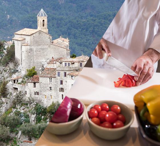 Visite privée des villages de Peille et Peillon avec cours de cuisine à Nice